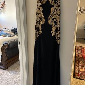 Tadashi shoji sequin gown dress 4